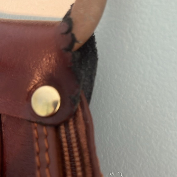 Fe Italian Leather backpack / sling bag Y2K - Picture 5 of 16